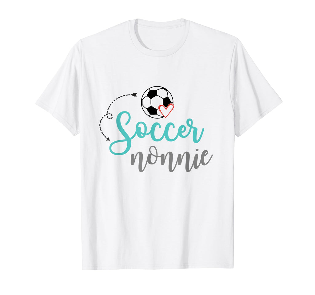 Soccer Nonnie Soccer Ball Heart T-Shirt - Streetwear Style Unisex - T-Shirt, Sweatshirt, Hoodie