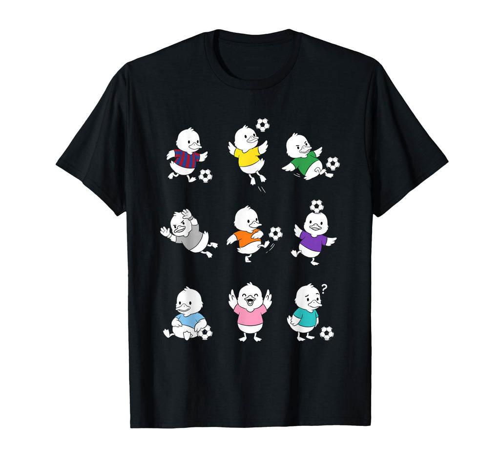 Soccer Duck Cartoon Funny Football T-Shirt - Streetwear Style Unisex - T-Shirt, Sweatshirt, Hoodie