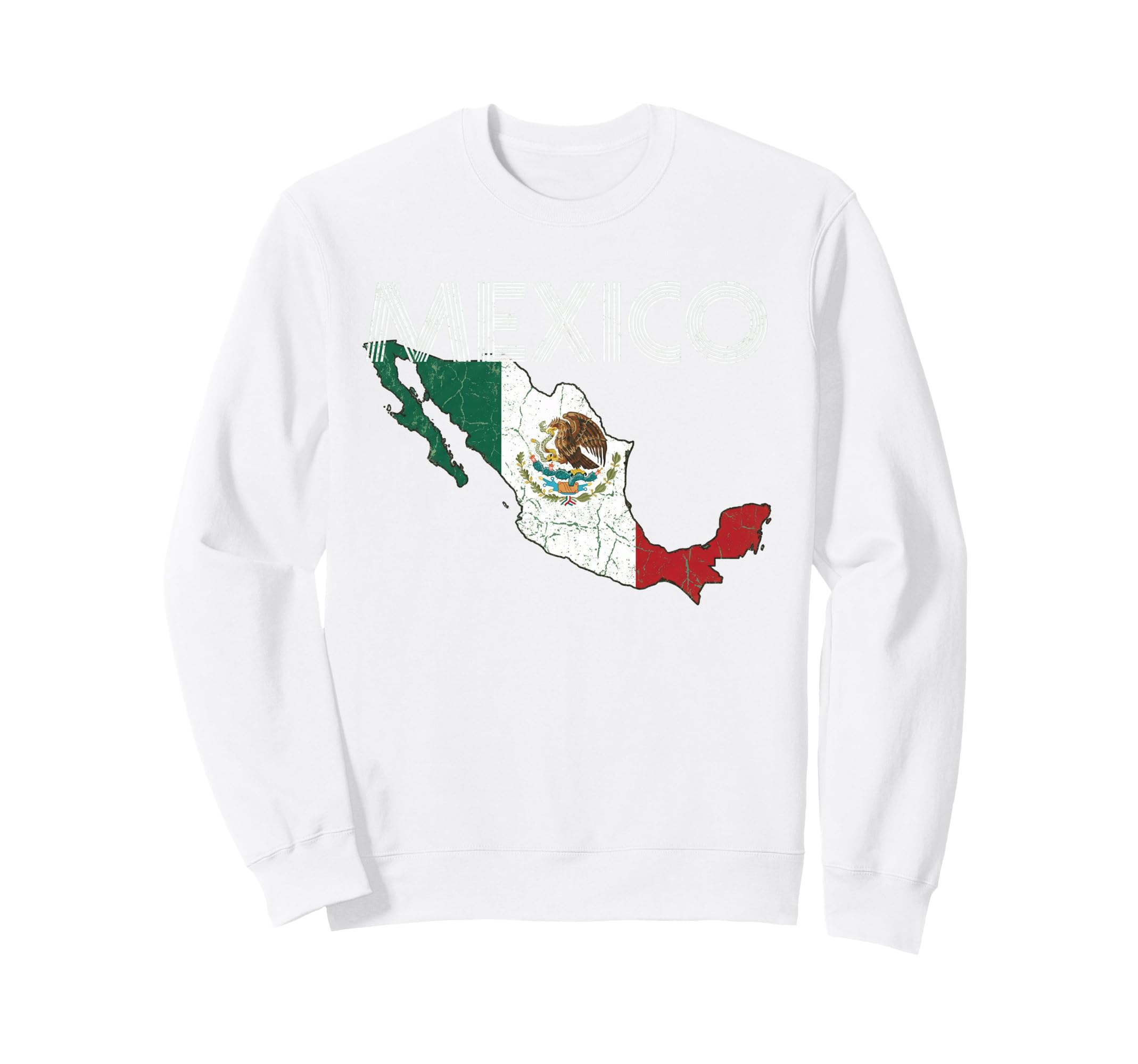 Mexico Flag Mexican Hispanic Pride Sweatshirt - Trendy Graphic Unisex - T-Shirt, Sweatshirt, Hoodie