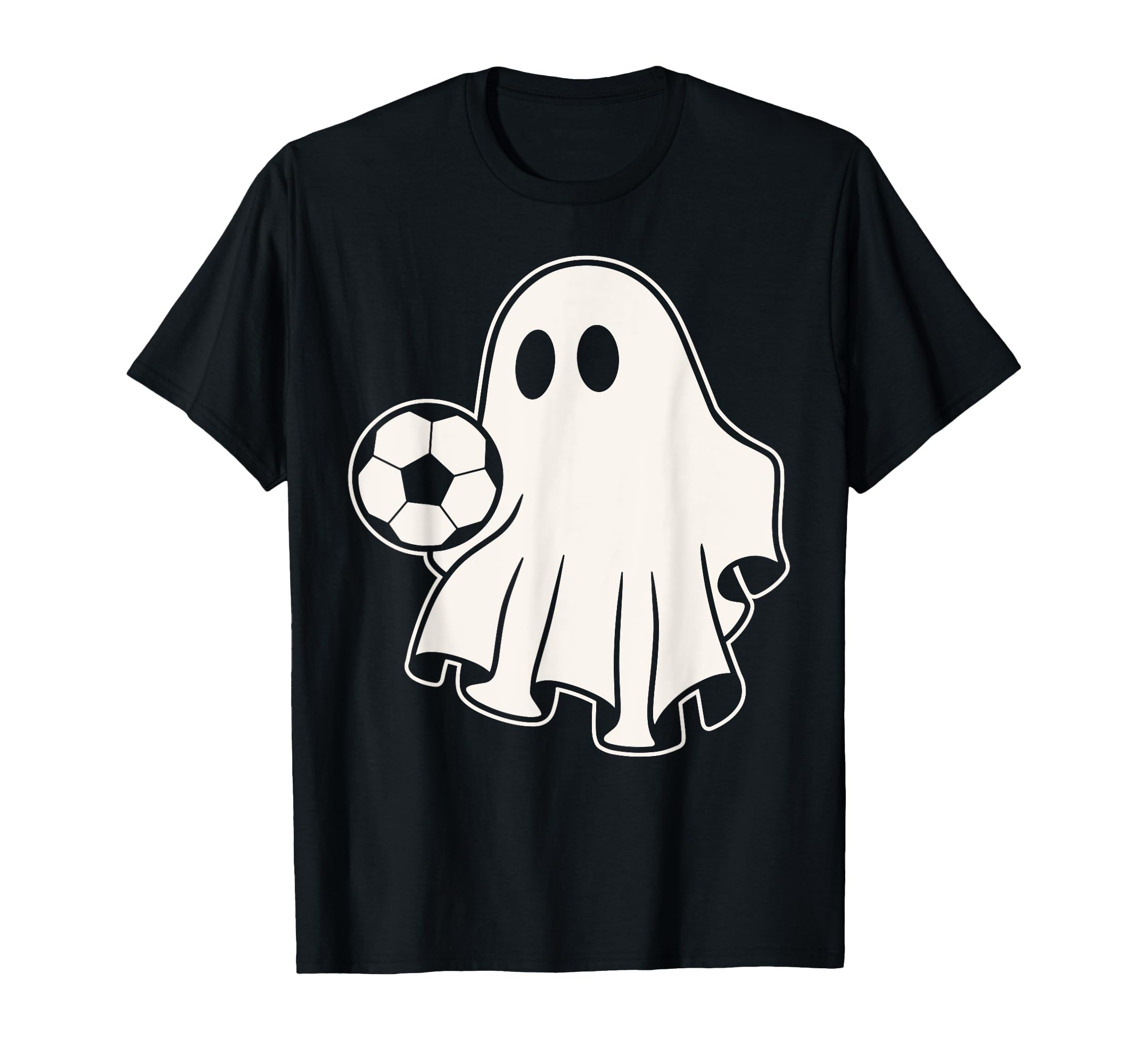 Funny Soccer Ghost Playing Soccer T-Shirt - Graphic Print for Adults - T-Shirt, Sweatshirt, Hoodie