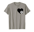 Soccer Love Heart Fans And Players T-Shirt - Custom Art Print for Adults - T-Shirt, Sweatshirt, Hoodie