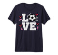 Soccer Player Love Beautiful Game Sports T-Shirt - Graphic Print Unisex - T-Shirt, Sweatshirt, Hoodie