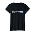Superfan Argentina Minimal Flag Stripe T-Shirt - Trendy Graphic for Adults - T-Shirt, Sweatshirt, Hoodie