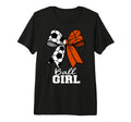 Ball Soccer Basketball Coquette Bow T-Shirt - Minimalist Print for Adults - T-Shirt, Sweatshirt, Hoodie