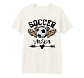 Soccer Sister Womens Soccer Sister Game T-Shirt - Aesthetic Graphic Unisex - T-Shirt, Sweatshirt, Hoodie