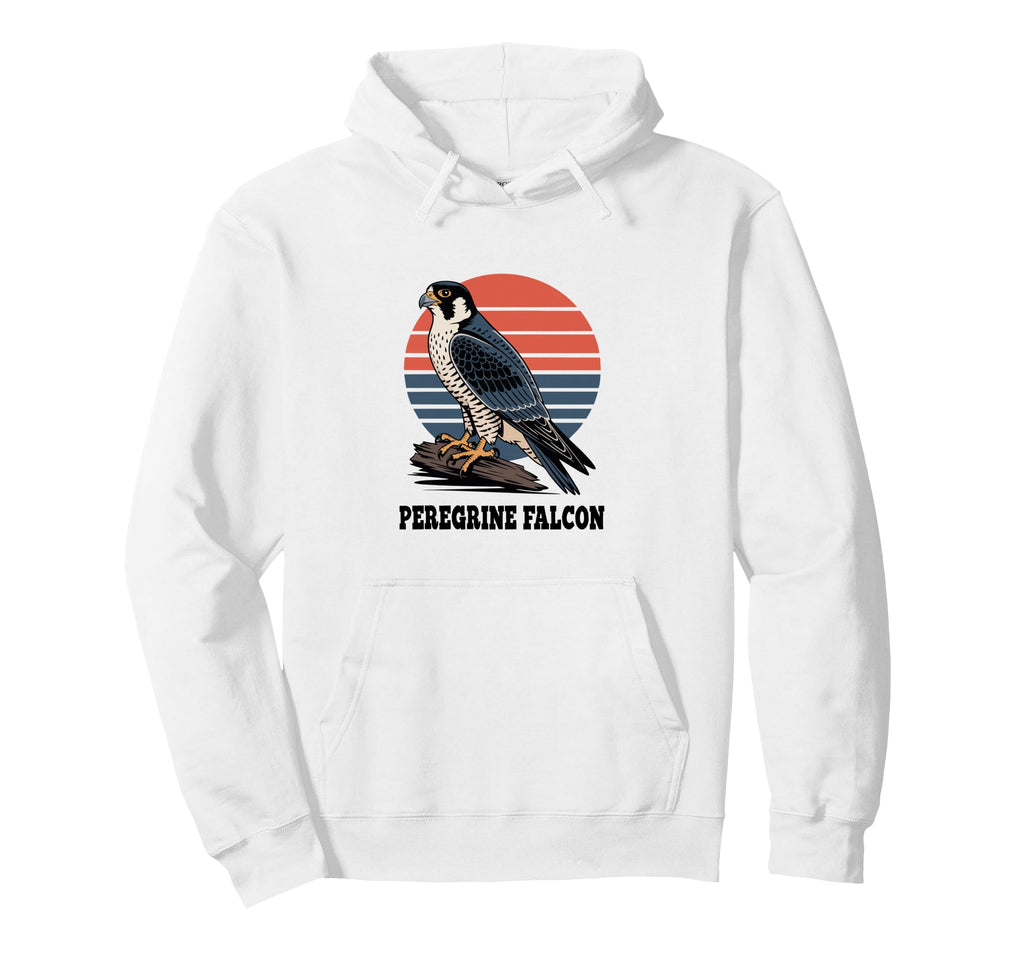 Bird Watcher Raptor Peregrine Falcon Hoodie - Graphic Print Unisex - T-Shirt, Sweatshirt, Hoodie