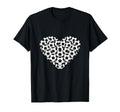 Heart Shaped Soccer Ball Pattern T-Shirt - Custom Art Print Men Women - T-Shirt, Sweatshirt, Hoodie