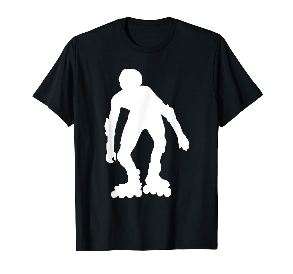 Silhouette Roller Skating Player T-Shirt - Novelty Apparel Men Women - T-Shirt, Sweatshirt, Hoodie