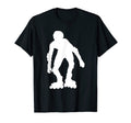 Silhouette Roller Skating Player T-Shirt - Novelty Apparel Men Women - T-Shirt, Sweatshirt, Hoodie