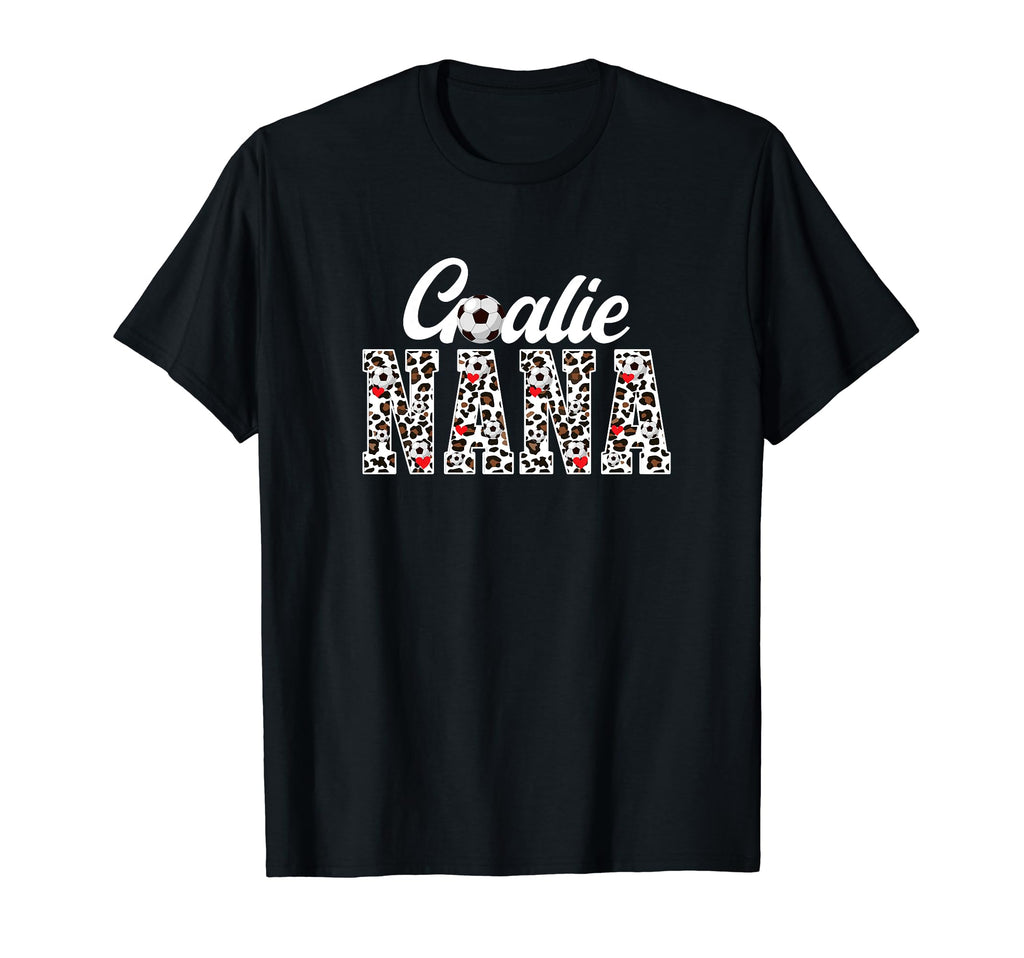 Soccer Goalie Nana Leopard Nana Soccer T-Shirt - Minimalist Print Unisex - T-Shirt, Sweatshirt, Hoodie