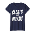 Cleats And Dreams Soccer T-Shirt - Minimalist Print for Adults - T-Shirt, Sweatshirt, Hoodie