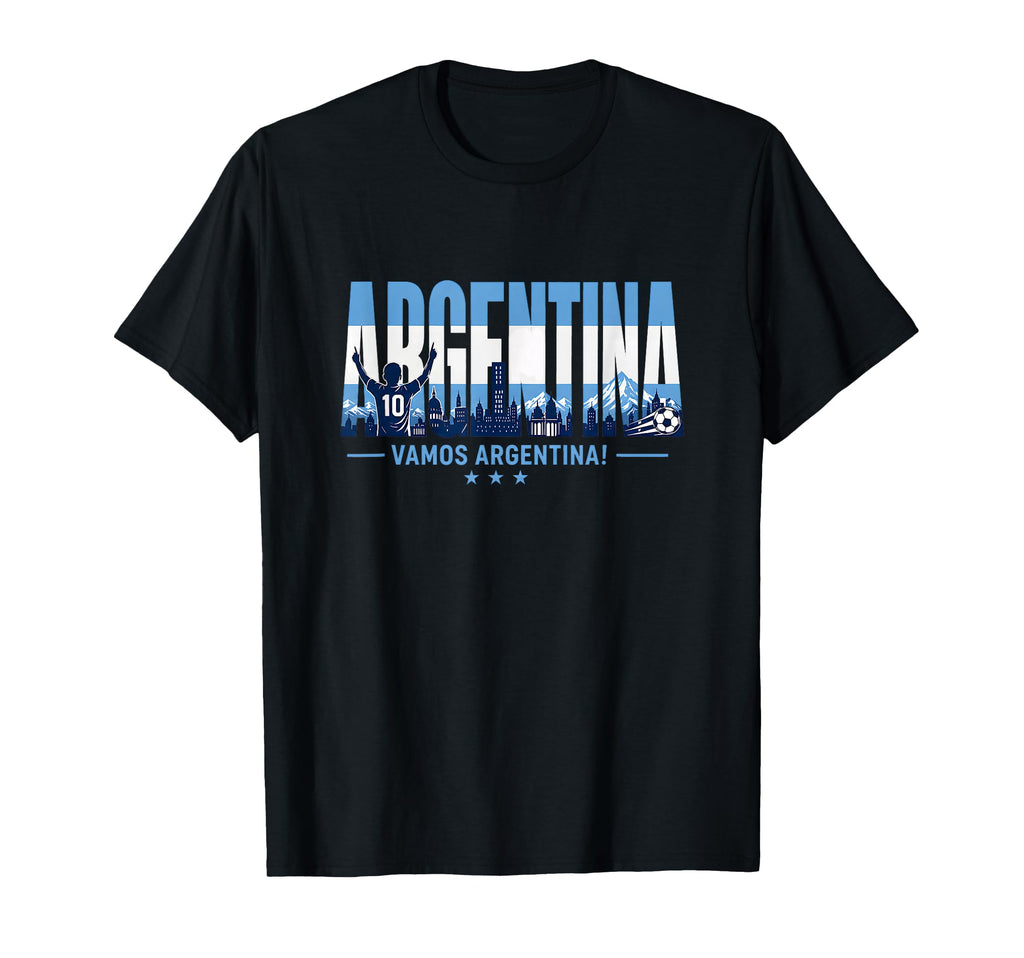 Argentina Soccer Vamos Argentina T-Shirt - Fun Novelty Design Unisex - T-Shirt, Sweatshirt, Hoodie