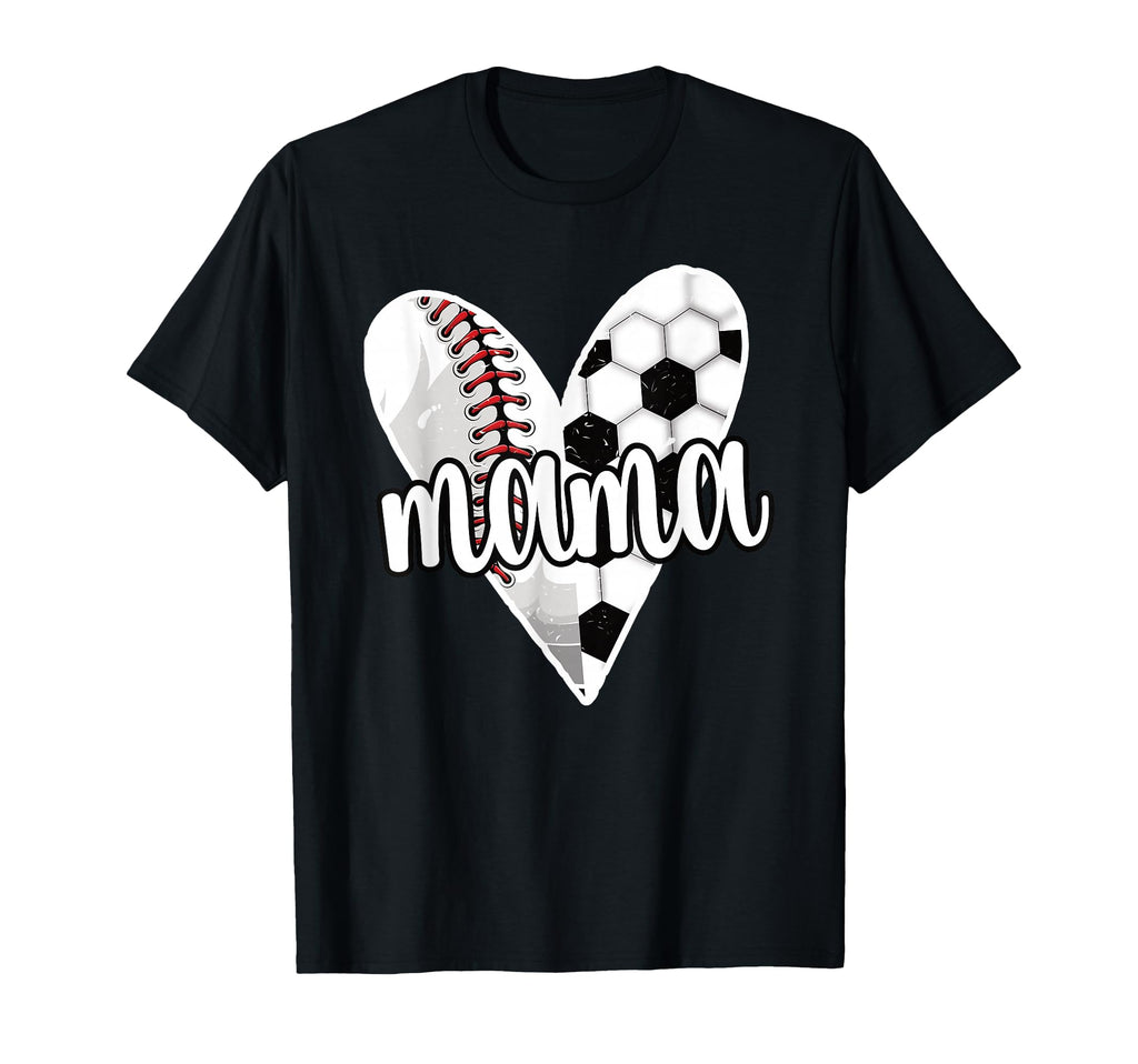 Baller Mama Proud Soccer Baseball T-Shirt - Custom Art Print for Adults - T-Shirt, Sweatshirt, Hoodie