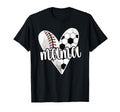 Baller Mama Proud Soccer Baseball T-Shirt - Custom Art Print for Adults - T-Shirt, Sweatshirt, Hoodie