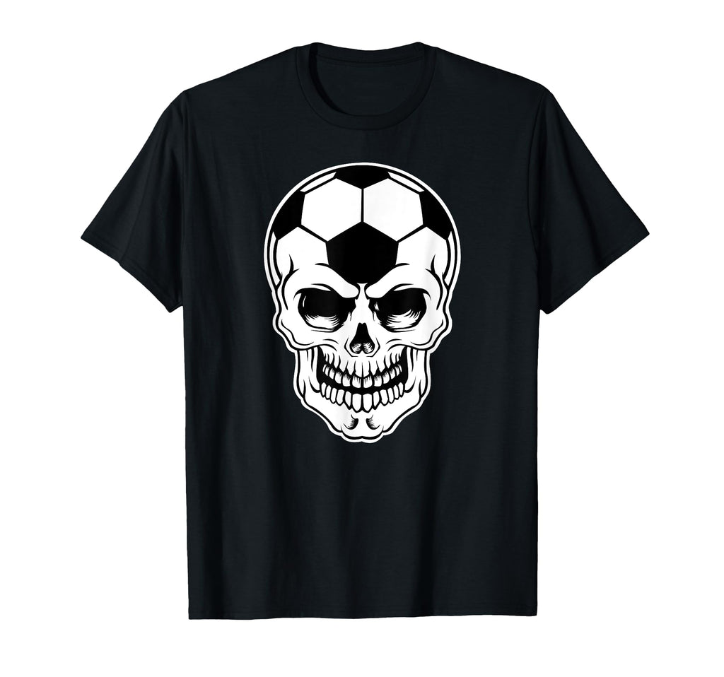 Soccer Skull Funny Soccer T-Shirt - Fun Novelty Design Unisex - T-Shirt, Sweatshirt, Hoodie