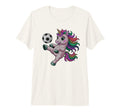 Funny Soccer Unicorn Just Who Loves T-Shirt - Minimalist Print Unisex - T-Shirt, Sweatshirt, Hoodie