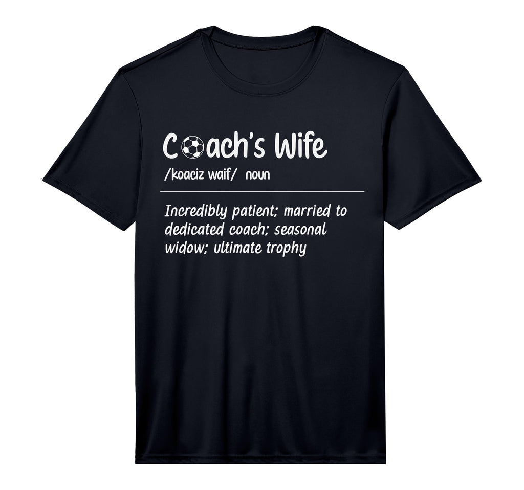 Mens Soccer Coachs Wife Definition T-Shirt - Custom Art Print for Adults - T-Shirt, Sweatshirt, Hoodie