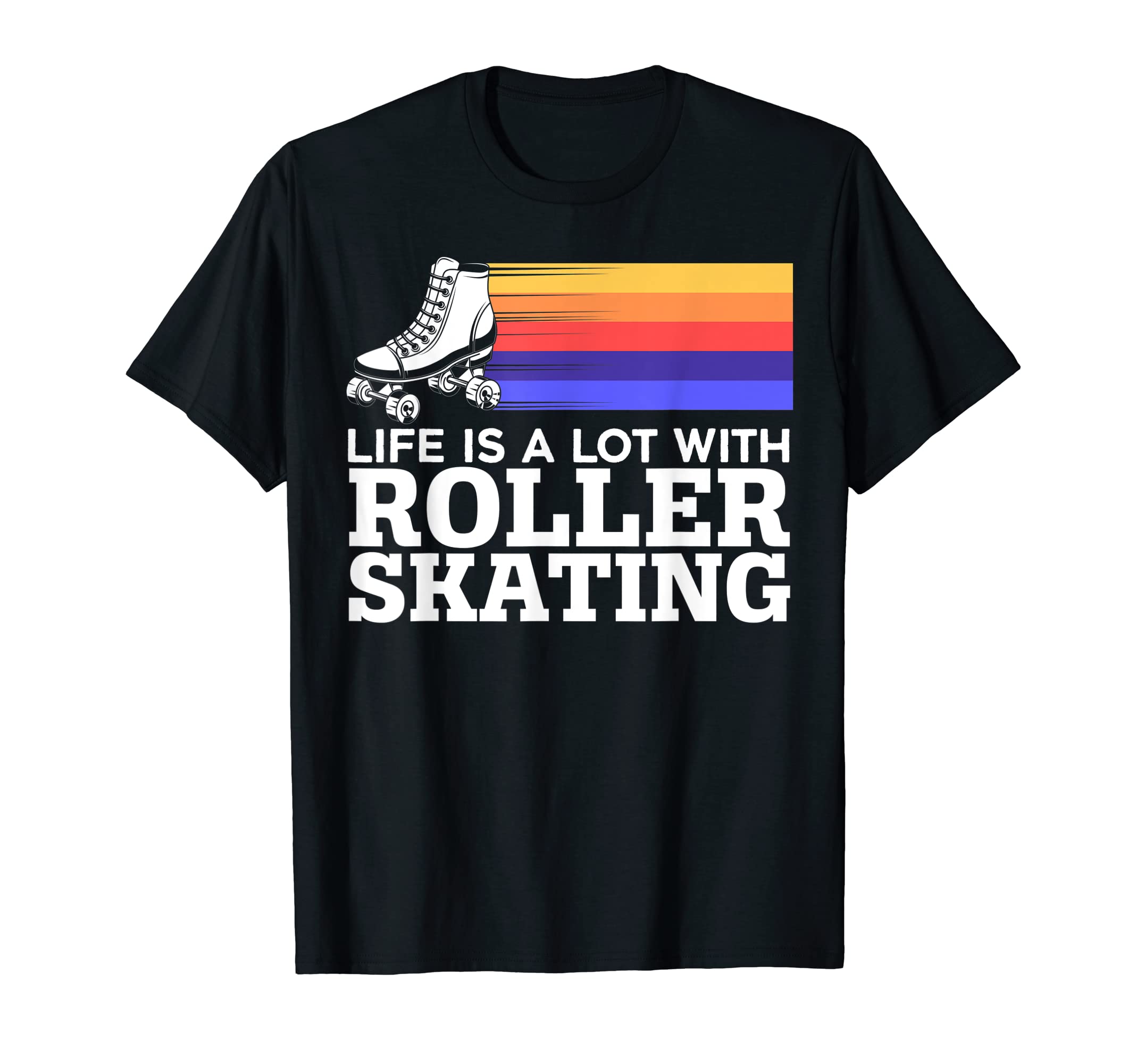 Roller Skates Skate Hoodie - Minimalist Print for Adults - T-Shirt, Sweatshirt, Hoodie