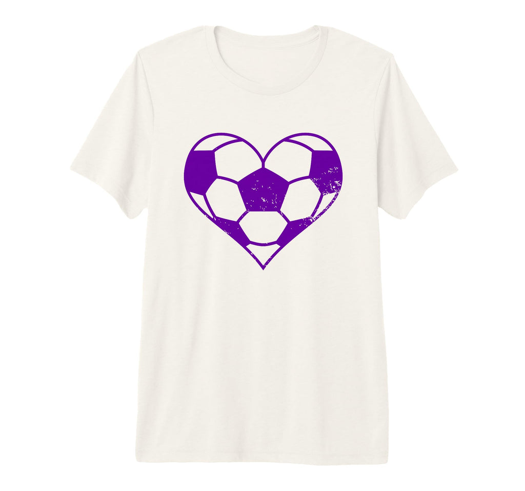 Soccer Heart Funny Soccer Player Mom Tri T-Shirt - Unique Graphic Unisex - T-Shirt, Sweatshirt, Hoodie