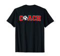 Soccer Coach Coaching Staff Back T-Shirt - Aesthetic Graphic Unisex - T-Shirt, Sweatshirt, Hoodie