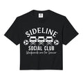 Soccer Mom Dad Sideline Social Club T-Shirt - Trendy Graphic for Adults - T-Shirt, Sweatshirt, Hoodie