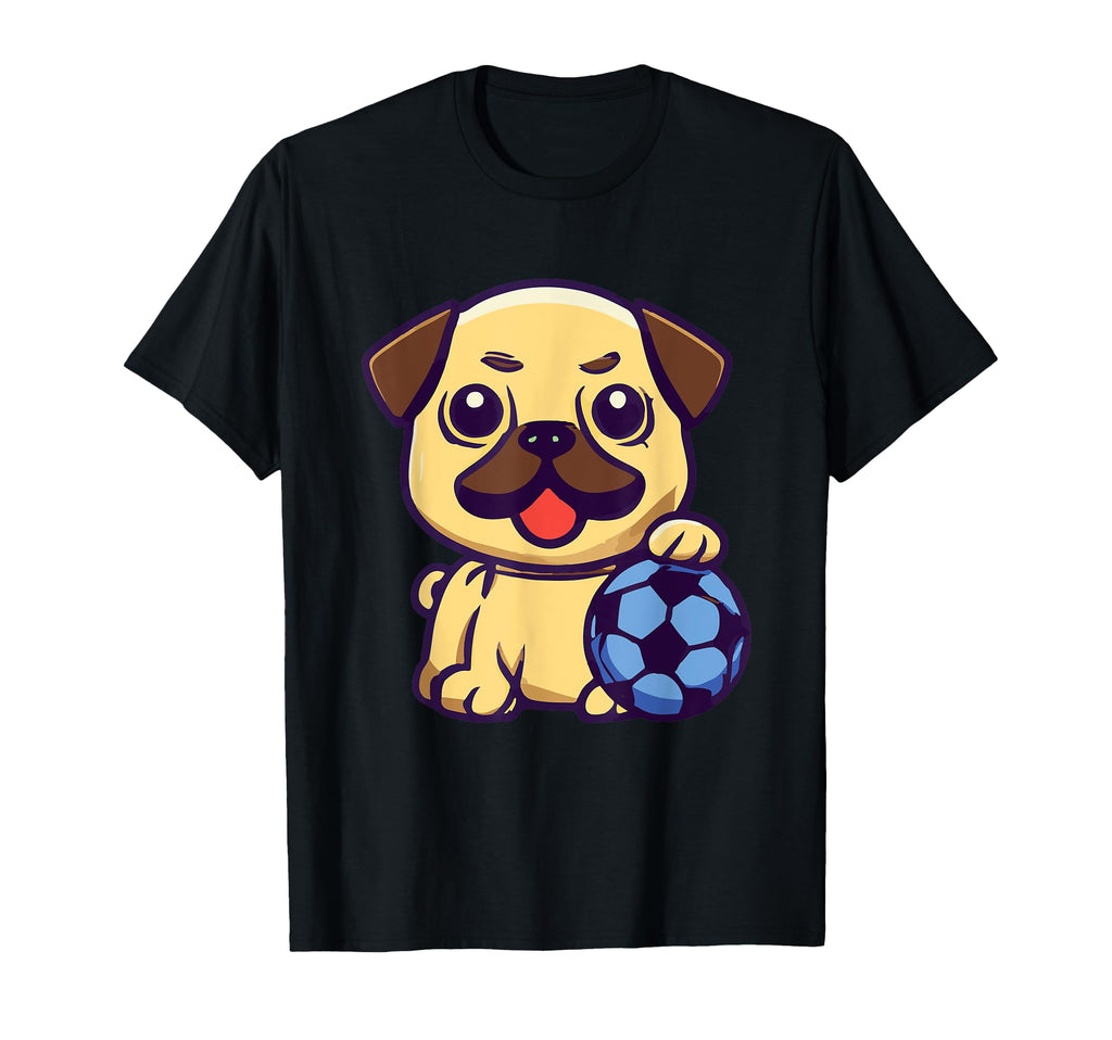 Dog Soccer Player Football Puppy T-Shirt - Casual Everyday Wear Unisex - T-Shirt, Sweatshirt, Hoodie