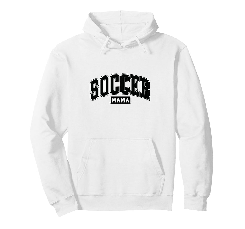 Soccer Mama Varsity Soccer Mom Hoodie - Custom Art Print for Adults - T-Shirt, Sweatshirt, Hoodie