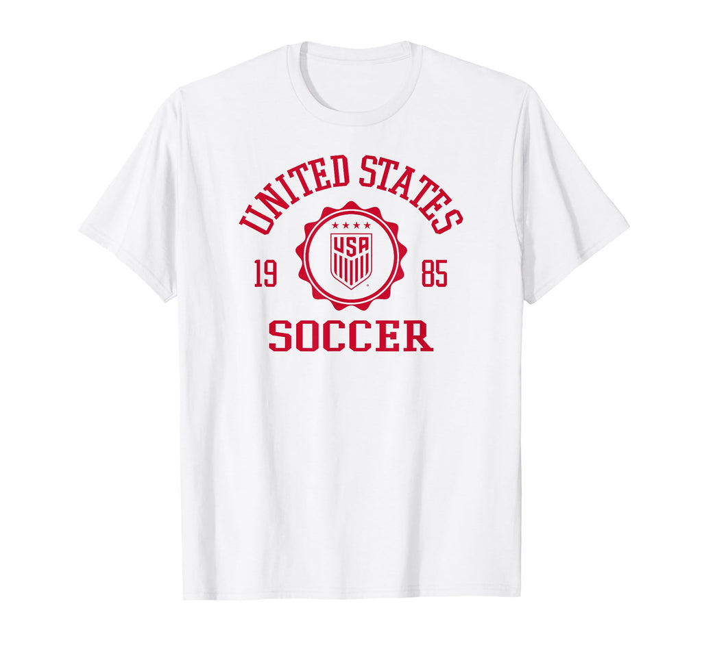 United States Soccer Stamp Logo T-Shirt - Fun Novelty Design Men Women - T-Shirt, Sweatshirt, Hoodie