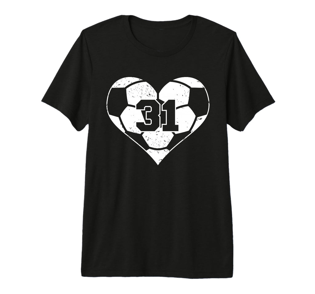 Soccer Number 31 Jersey Funny T-Shirt - Aesthetic Graphic for Adults - T-Shirt, Sweatshirt, Hoodie
