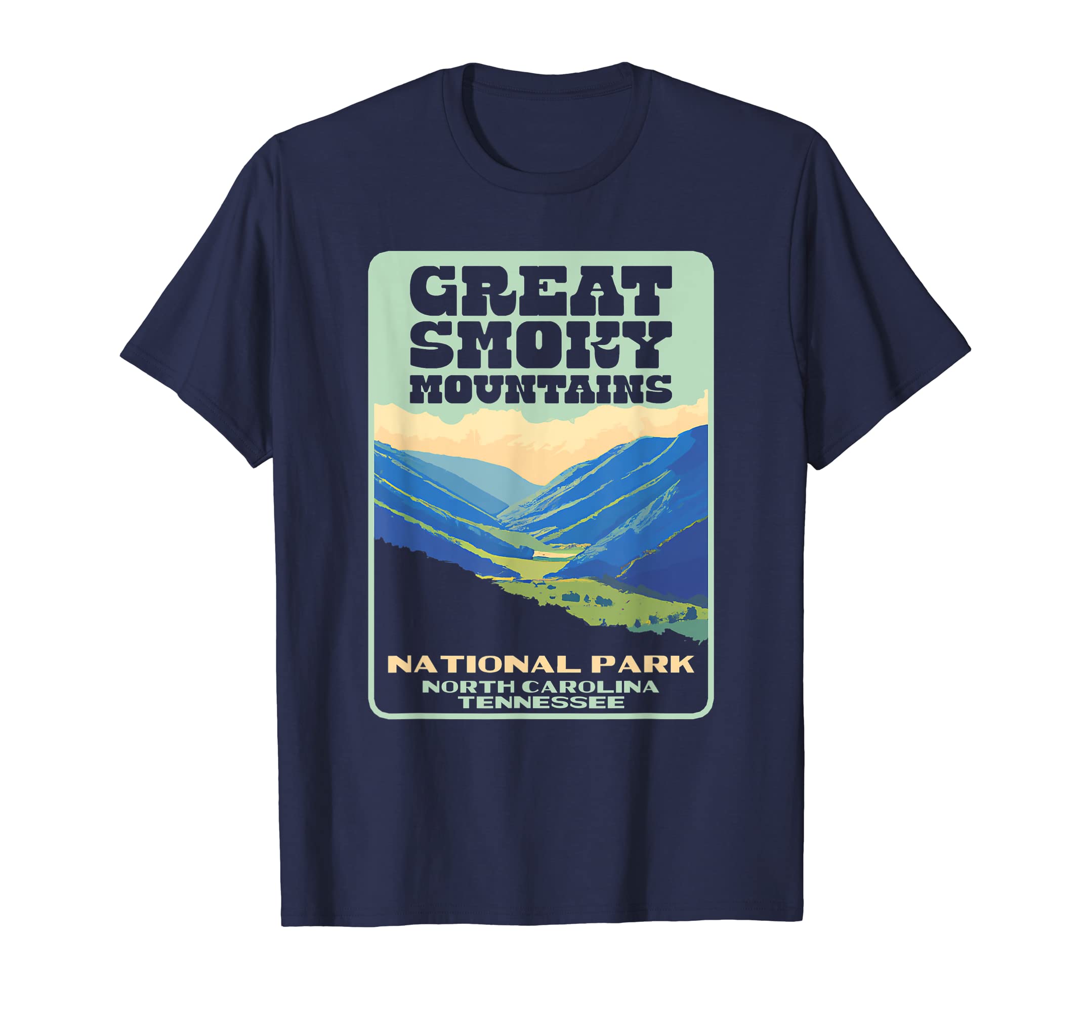 Great Smoky Mountains National Park Wpa T-Shirt - Unique Graphic Unisex - T-Shirt, Sweatshirt, Hoodie