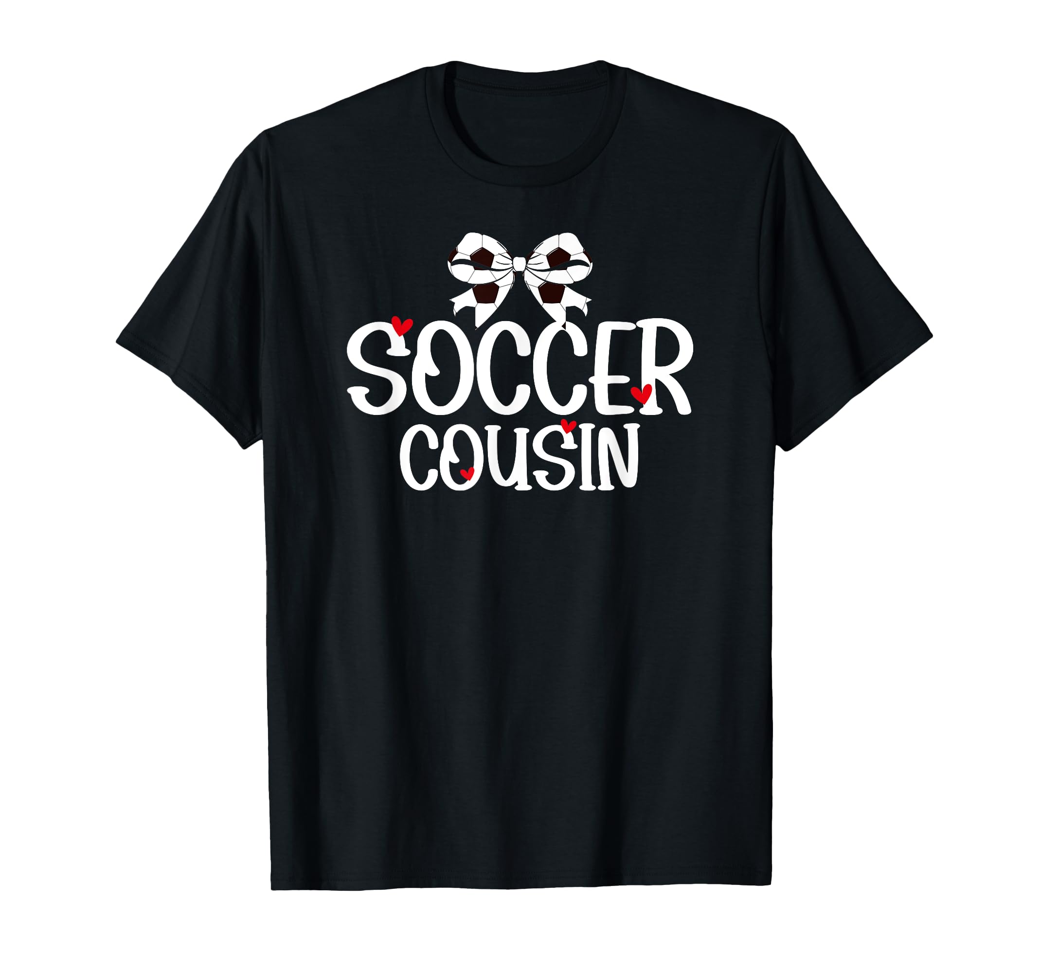 Soccer Cousin Coquette Soccer Player T-Shirt - Minimalist Print Men Women - T-Shirt, Sweatshirt, Hoodie