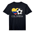 Colombia Soccer Colombian Flag Love T-Shirt - Unique Graphic for Adults - T-Shirt, Sweatshirt, Hoodie
