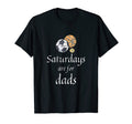 Mens Funny Saturdays Are Dads Soccer T-Shirt - Minimalist Print Men Women - T-Shirt, Sweatshirt, Hoodie