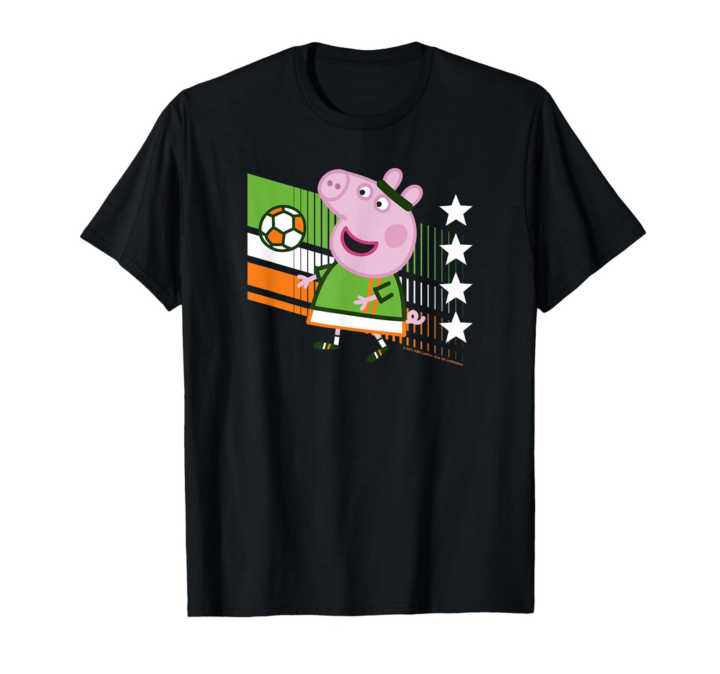 Peppa Pig Ireland Soccer Colors T-Shirt - Fun Novelty Design Unisex - T-Shirt, Sweatshirt, Hoodie