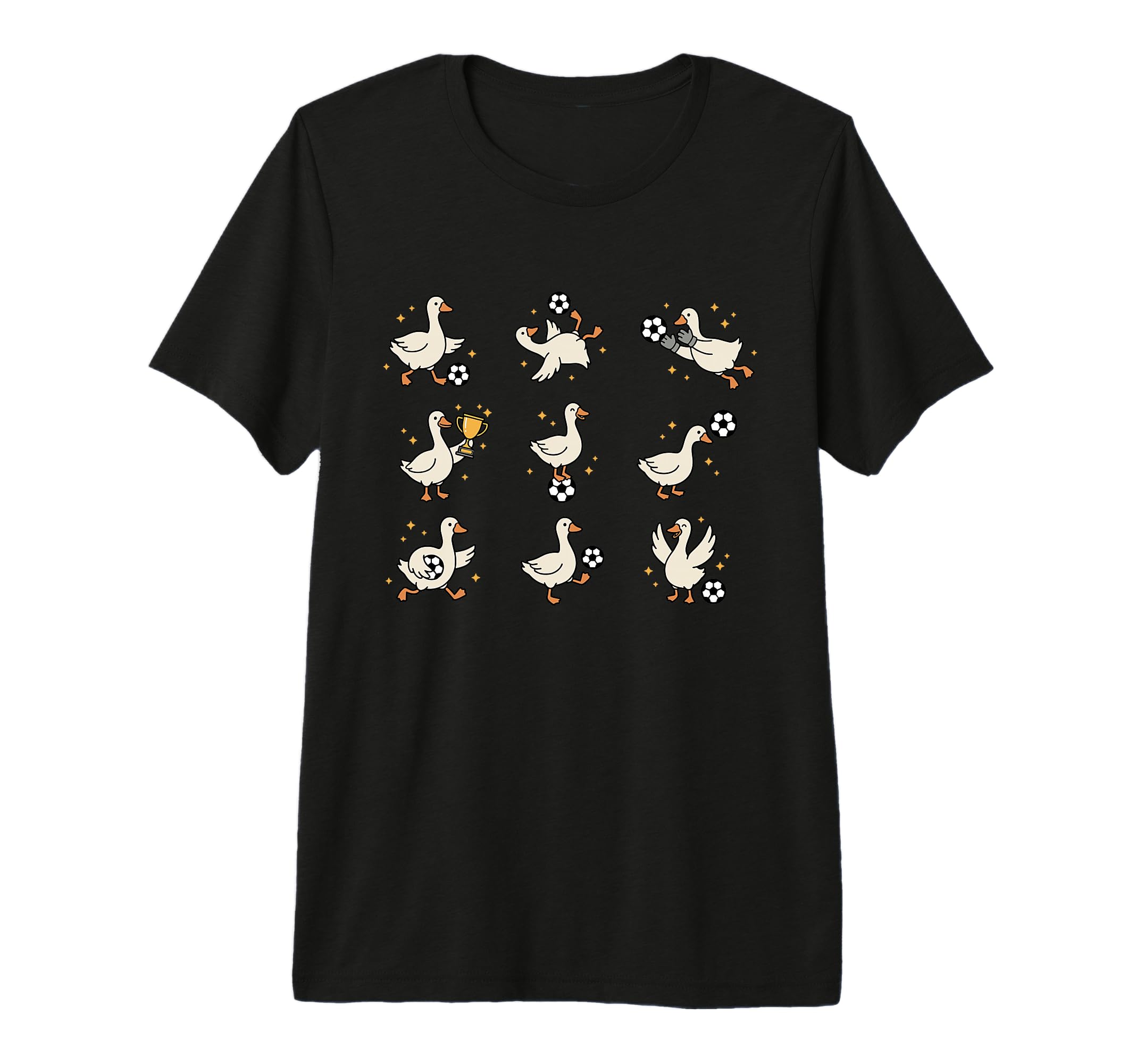 Silly Goose Playing Soccer Goalie T-Shirt - Novelty Apparel Men Women - T-Shirt, Sweatshirt, Hoodie