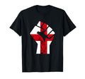 England Handfist Power St Georges Cross T-Shirt - Graphic Print Unisex - T-Shirt, Sweatshirt, Hoodie