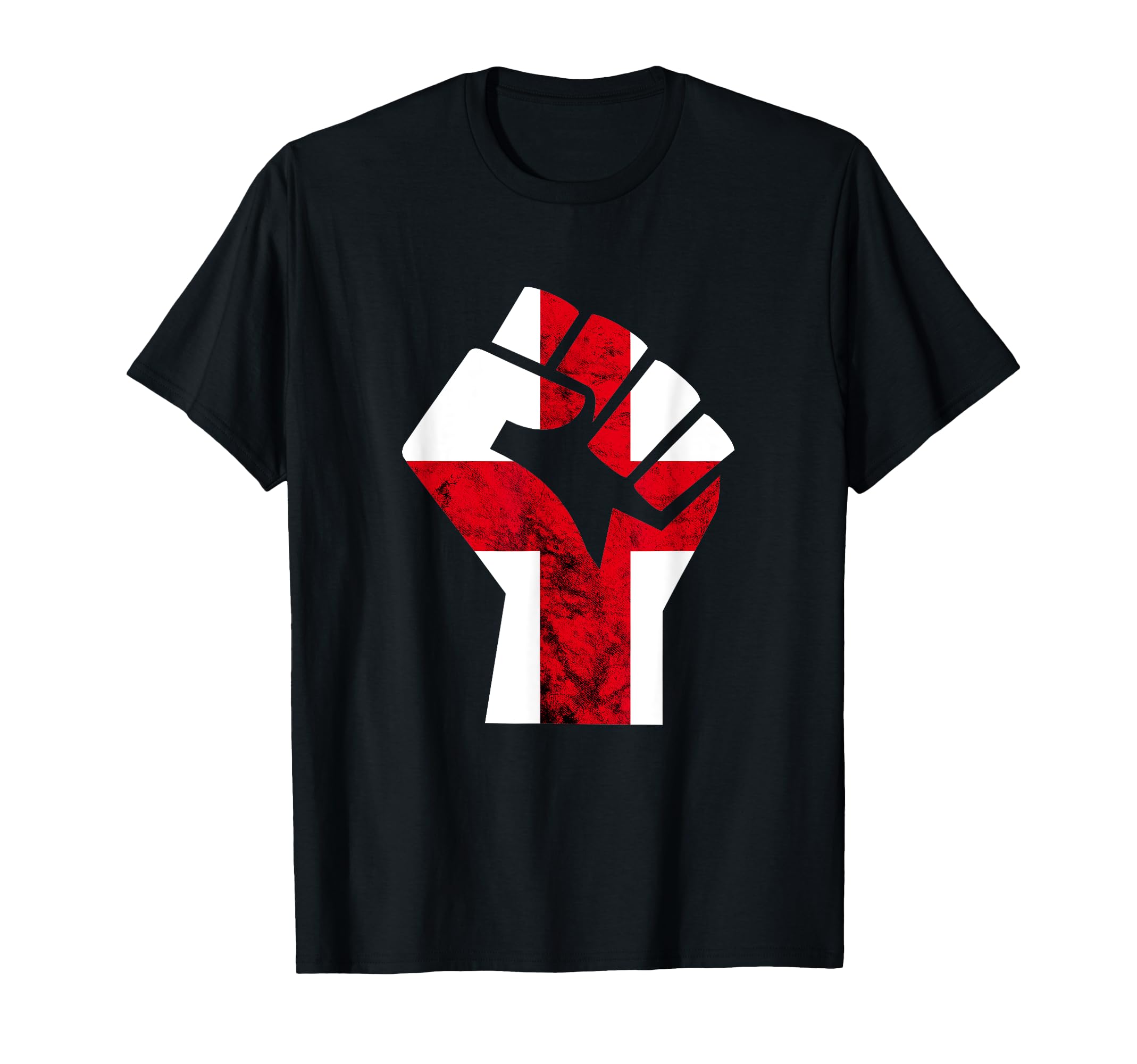 England Handfist Power St Georges Cross T-Shirt - Graphic Print Unisex - T-Shirt, Sweatshirt, Hoodie
