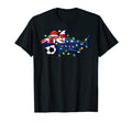 Santa Shark Soccer Football Lights T-Shirt - Minimalist Print for Adults - T-Shirt, Sweatshirt, Hoodie