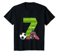 Seventh Birthday Soccer 7 Year Old T-Shirt - Aesthetic Graphic Unisex - T-Shirt, Sweatshirt, Hoodie