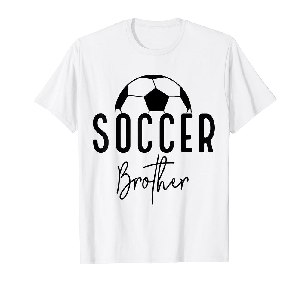 Soccer Brother Player Coach Fan Game T-Shirt - Custom Art Print Men Women - T-Shirt, Sweatshirt, Hoodie