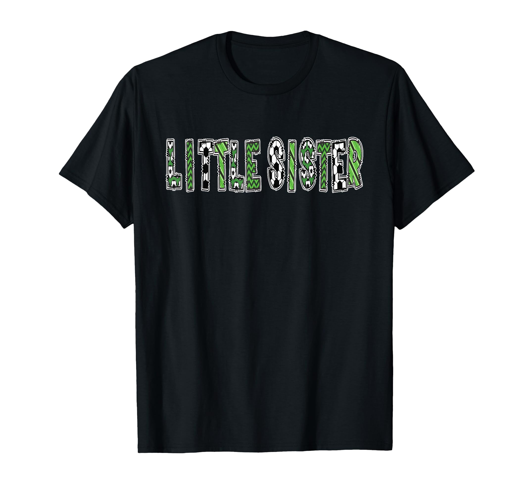 Soccer Little Sister Birthday Party T-Shirt - Unique Graphic Men Women - T-Shirt, Sweatshirt, Hoodie