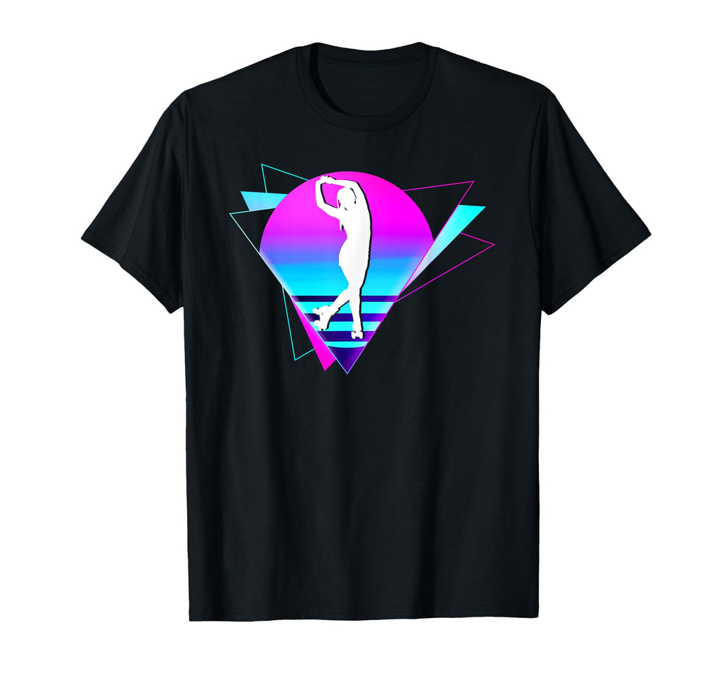 Roller Skating Skate Vaporwave T-Shirt - Minimalist Print for Adults - T-Shirt, Sweatshirt, Hoodie