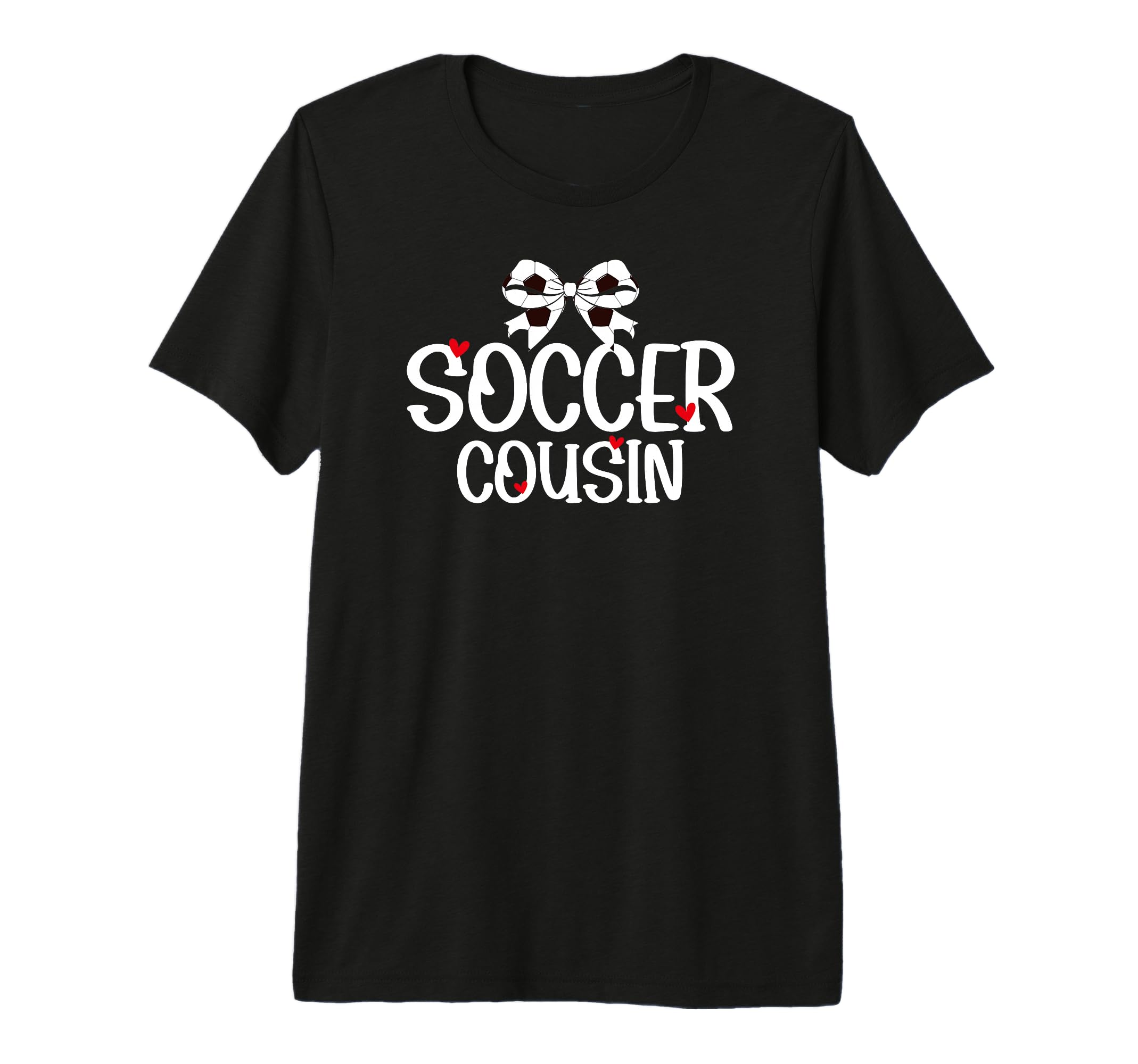 Soccer Cousin Coquette Soccer T-Shirt - Aesthetic Graphic for Adults - T-Shirt, Sweatshirt, Hoodie