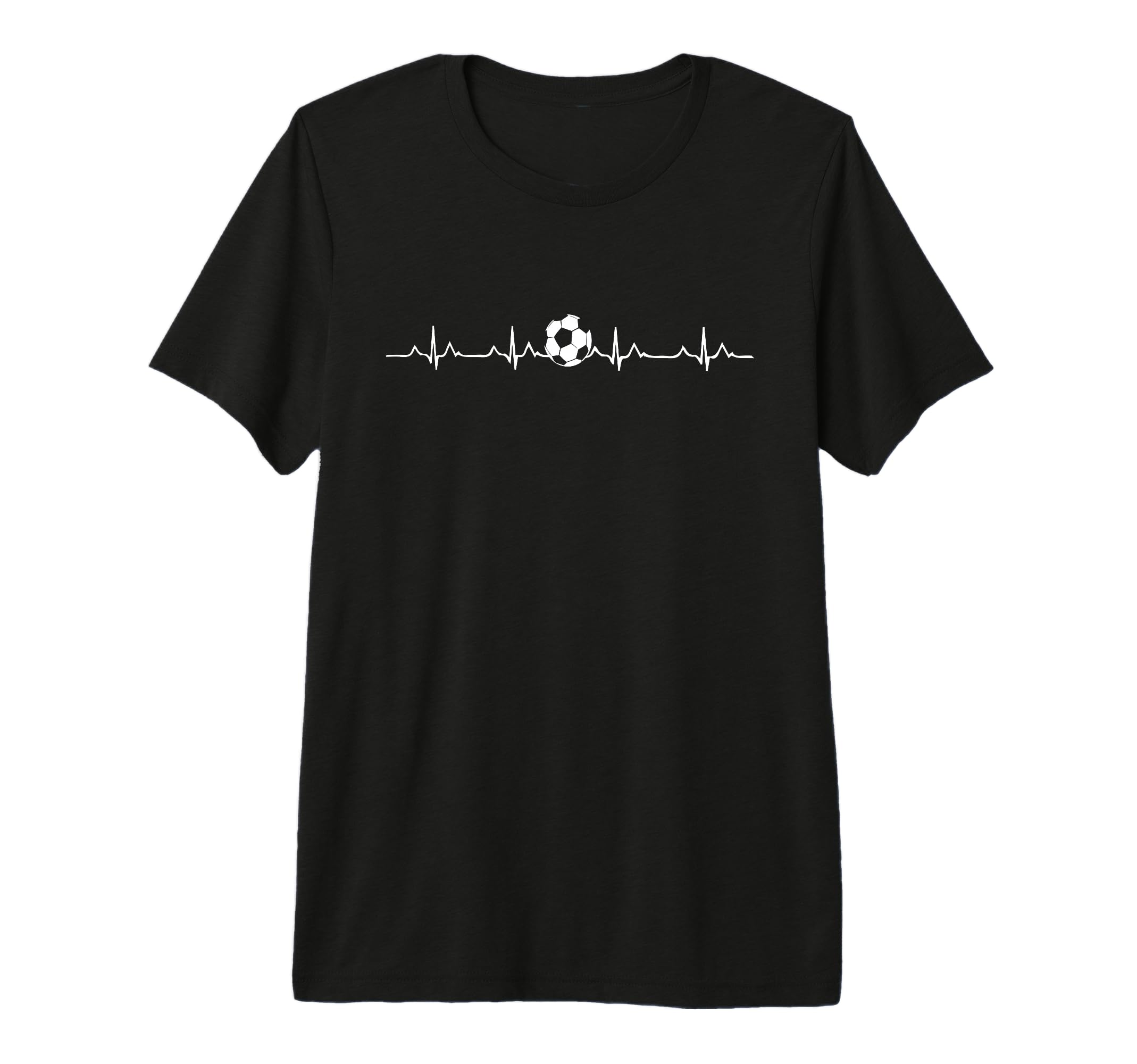 Soccer Heartbeat Soccer Lover Ball T-Shirt - Streetwear Style for Adults - T-Shirt, Sweatshirt, Hoodie