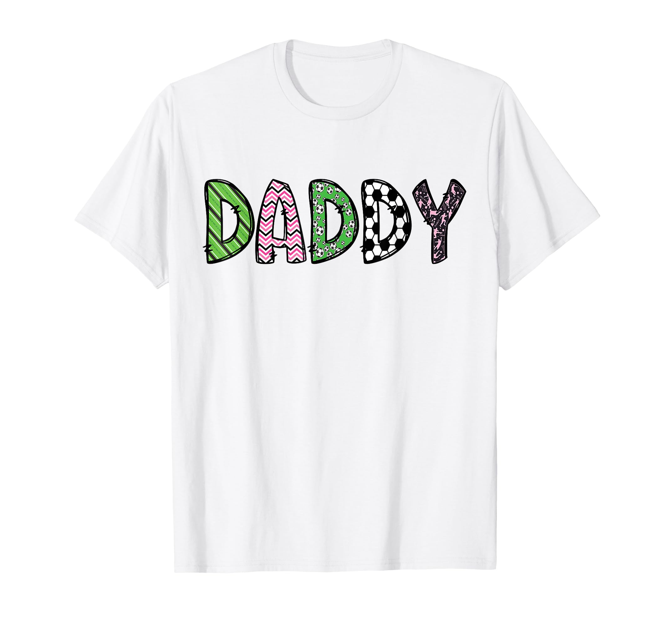 Soccer Daddy Funny Soccer Birthday T-Shirt - Custom Art Print Unisex - T-Shirt, Sweatshirt, Hoodie