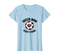 Soccer Mom Heart Strong Motivational T-Shirt - Unique Graphic Unisex - T-Shirt, Sweatshirt, Hoodie