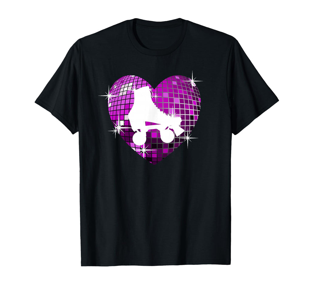 Roller Skating Skate 1970S Disco Ball T-Shirt - Novelty Apparel Men Women - T-Shirt, Sweatshirt, Hoodie