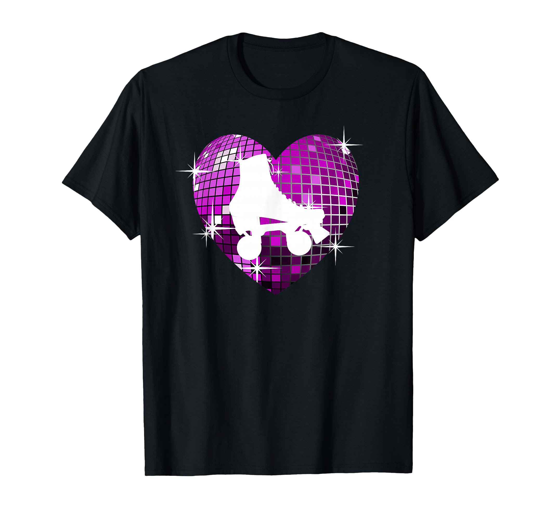 Roller Skating Skate 1970S Disco Ball T-Shirt - Novelty Apparel Men Women - T-Shirt, Sweatshirt, Hoodie