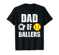 Mens Dad Ballers Funny Soccer T-Shirt - Minimalist Print Men Women - T-Shirt, Sweatshirt, Hoodie