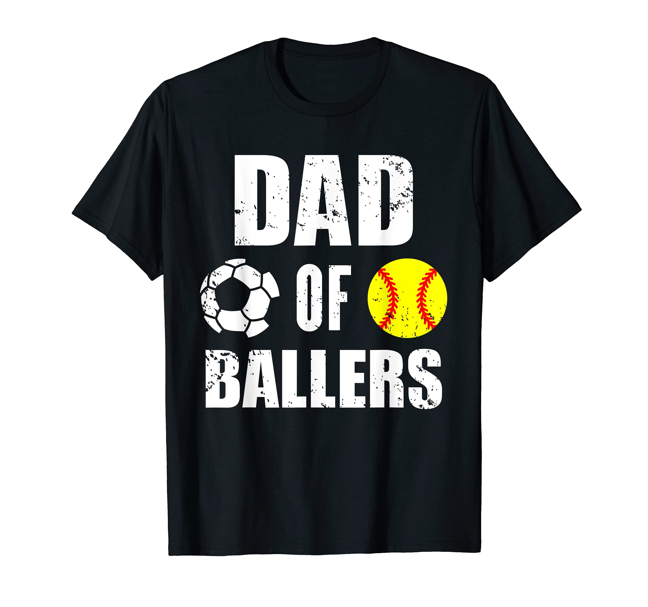 Mens Dad Ballers Funny Soccer T-Shirt - Minimalist Print Men Women - T-Shirt, Sweatshirt, Hoodie